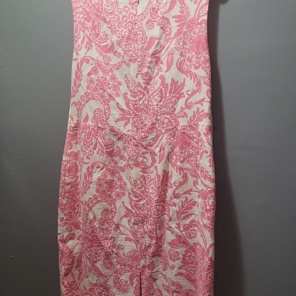 Jessica Howard pink paisley dress Sz.16 - Picture 7 of 8